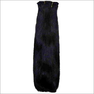 Machine weft straight hair