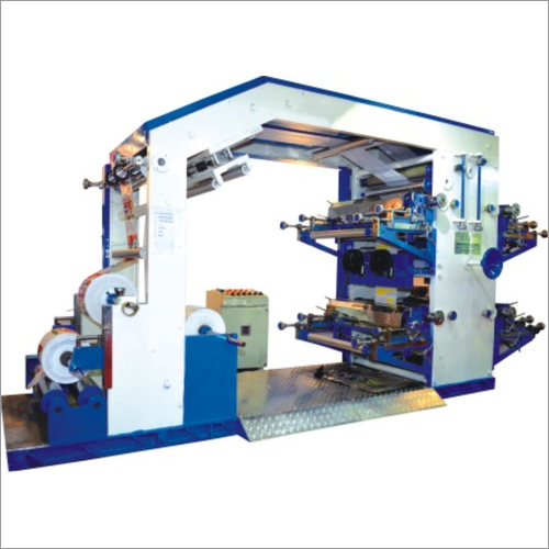 Flexographic Printing Machine - Color: Blue & White