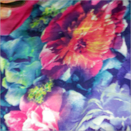 Printed Rayon Dress Fabric