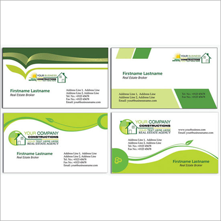 Business Cards - Card Stock, 3.5x2 Inches, Green, Glossy Finish | Professional Image, Contact Details, Networking Tool, Brand Building