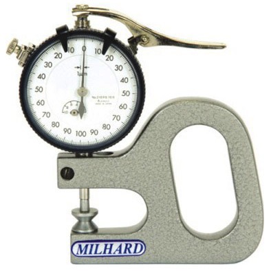 Dial Thickness Gauge for Extremely Thin Objects