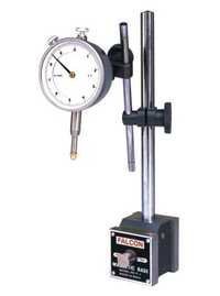 Magnetic Dial Stand - Stainless Steel, 250 Mm Height, 45-63 Mm Base Diameter | Analog Display, Centralized Locking Knob, Adjustable Arm For Dial Gauges