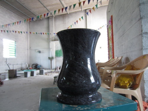 Polished Granite Vases