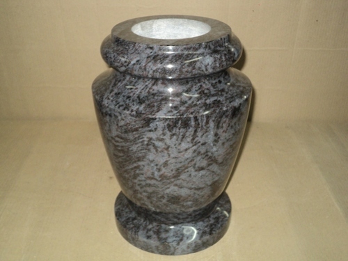 Mountain Green Beveled Granite Vases