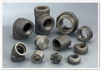 Carbon Steel Forged Fittings - Npt Thread, 150 Psi Pressure Rating | Rugged Design, High Compressive Strength, Black Finish