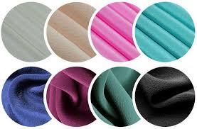 Crepe Silk Bridals - 45 Inches, Multiple Colors | Soft Texture, Elegant Drape, Durable Fabric