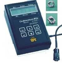 Digital Coating Thickness Gauge - Stainless Steel, 10-50 Mm Width | Black Finish For Laboratory Use