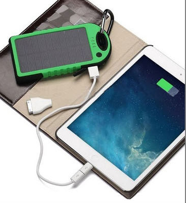 5000mAh solar power solar charger for iPhone