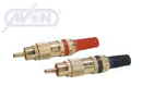 RCA MALE F/METAL CO-AXIAL GOLD PLATED
