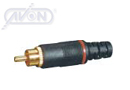RCA MALE S/DLX CO-AXIAL GOLD PLATED