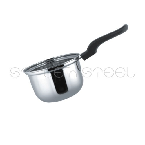 Jumbo Sauce Pan - Stainless Steel, 14/16/18 cm | Thick Bottom, Ergonomic Handle, Even Heating, Heat Resistant