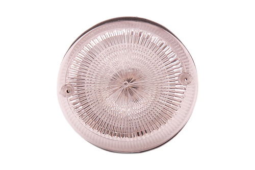 White Round Tail Light