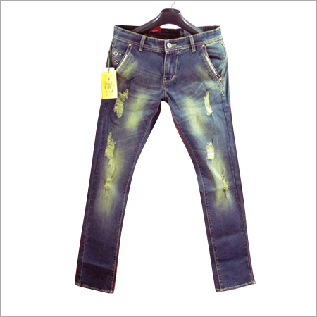 Wrinkle Denim Jeans