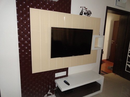 Back Painted TV Unit