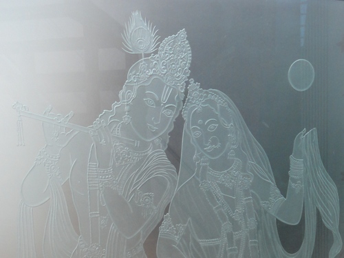 Deep Carving Glass