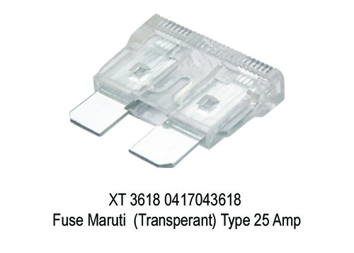 1676 XT Fuse - Plastic and Steel 10 Grams Weight | For Automobile and Engineering Industries Transparent Design