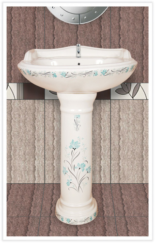 Printed Pedestal Wash Basin