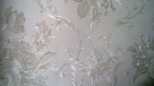 Renowned - Polyester 100x50cm Off-White, Floral Pattern | Elegant Design, Durable, Soft Texture