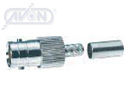 BNC FEMALE CRIMP TYPE W/PIPE