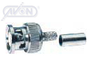 BNC MALE CRIMP TYPE W/PTFE CONNECTOR