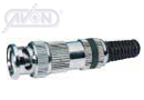 BNC  CONNECTOR MALE F/METAL
