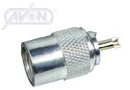 UHF MALE SOLDER TYPE W/PTFE