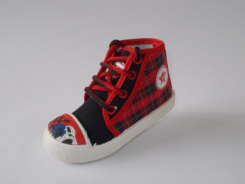 CHOCLATE-04 - Canvas, Size 8, Red | Lace-up, Lightweight, Comfortable, Durable, Breathable Rubber Sole
