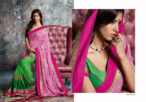 Resham Embroidered Sarees