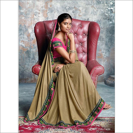 Designer Shimmer Sarees