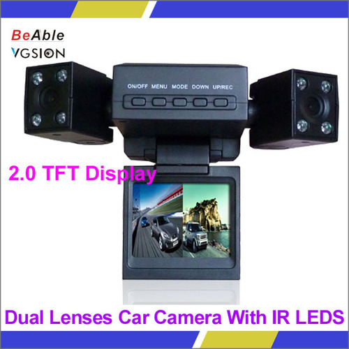 Dual lenses 1280 * 480 Car camera