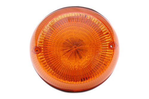 Round Tail Light Amber