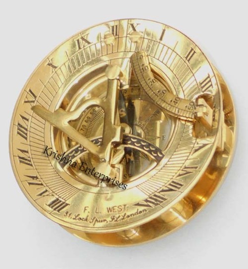 Sundial Clock Compass
