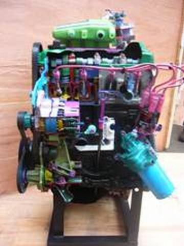 WORKING MODEL OF 4 CYLINDER, 4 STROKE SI ENGINE