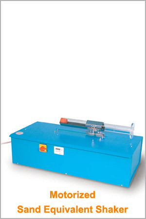 Motorized Sand Equivalent Shaker