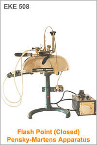 Flash Point (closed) - Pensky Martens Apparatus 