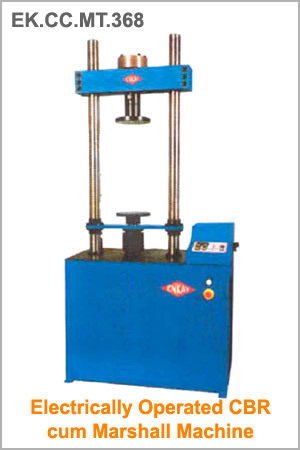 Electrically Operated CBR cum Marshall Machine