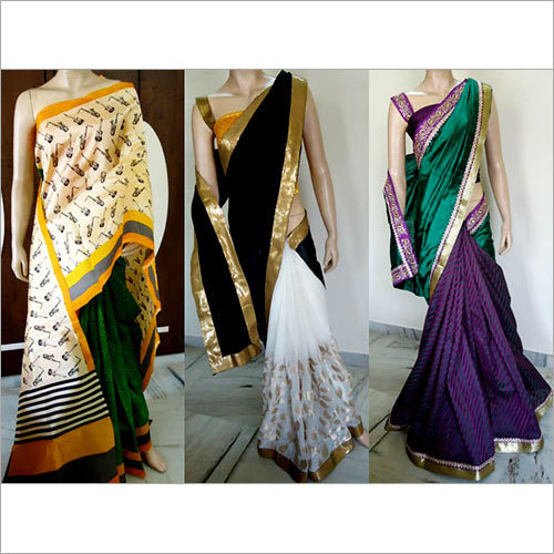 Embroidered Chiffon Sarees