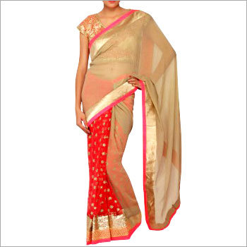 Georgette Embroidered Sarees