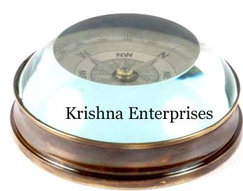 Open Face Antique Compass