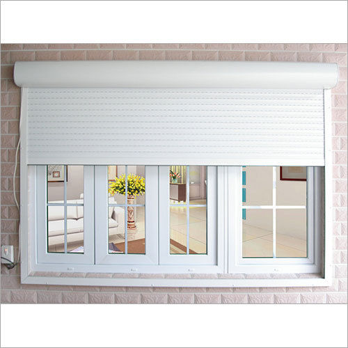 White Aluminum Window Rolling Shutter at Best Price in New Delhi