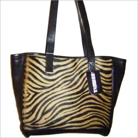 Leather Plus Hairon Hand Bag