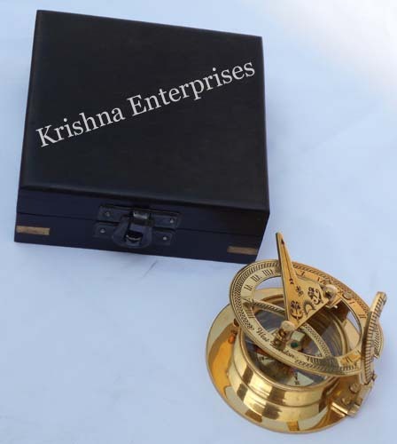 Brass Sundial Compass