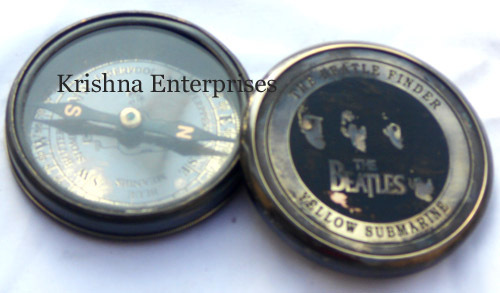 Antique Brass Compass