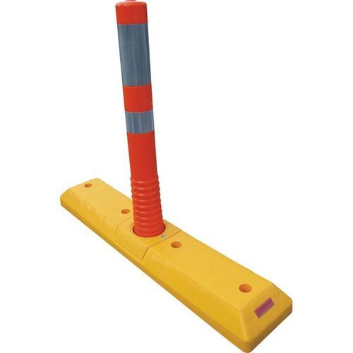Warning Post with Lane Divider