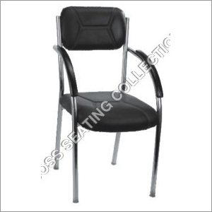 Black Office Guest Visitors Chair