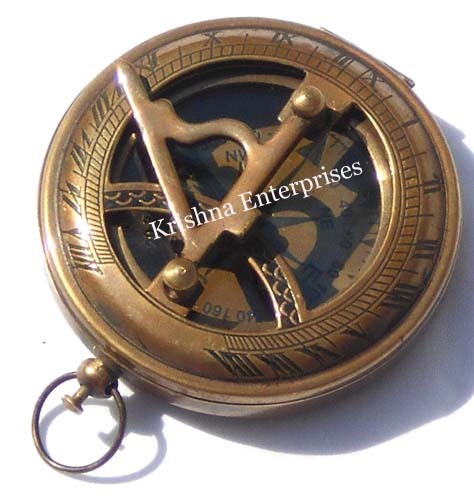 Sundial Push Button Compass