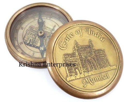 Antique Gate Of India Compass