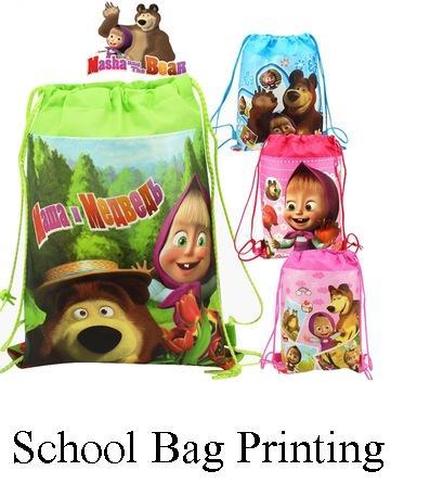 School Bag printing By Gauri Merchandisers