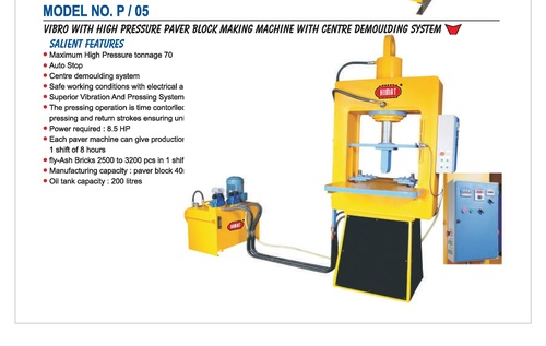 Interlocking Pavers Making Machine