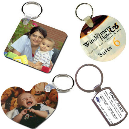 Sublimation Wooden key rings